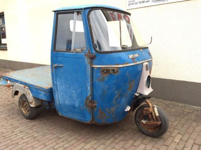 Piaggio Ape 400 vespacar kar foodtruck 3 wieler horeca food tu