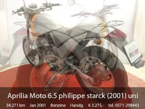 Aprilia Moto 6.5 Philippe Starck 35kw (1996-2001) 4X OP VOORRAAD!