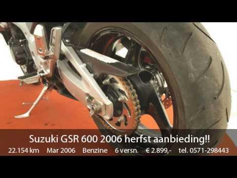 Suzuki GSR 600 grijs-zwart herfst aanbieding! (2006)