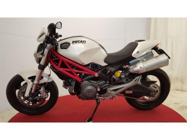 Ducati Monster 696 wit-rood (2008) NETTE MOTOR!