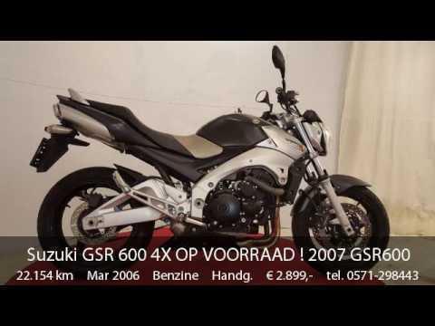 Suzuki GSR 600 blauw 2X OP VOORRAAD! (2007)