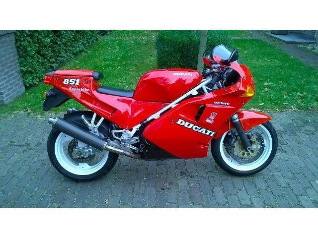 Ducati 851 Biposto Strada 1989, in nieuw staat