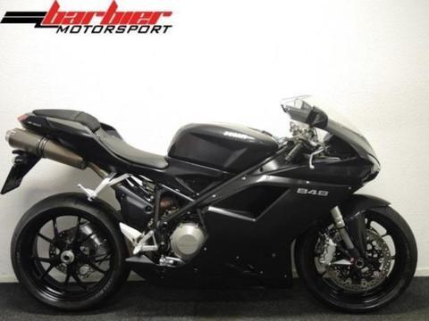 Strakke matzwarte Ducati 848 (bj 2010)