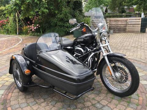 Harley-Davidson XL1200L Sportster 1200 Low met zijspan
