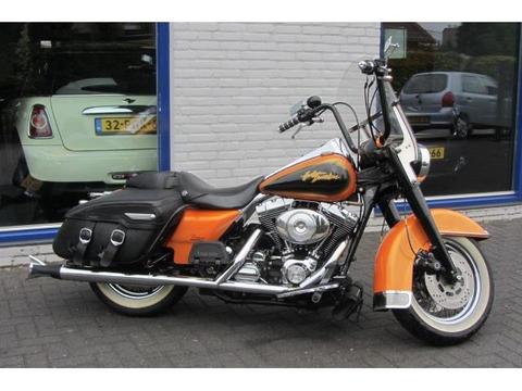 Harley-Davidson Road King Classic Custom Uitlaat met klep White walls
