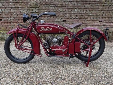 Indian Scout fully restored condition