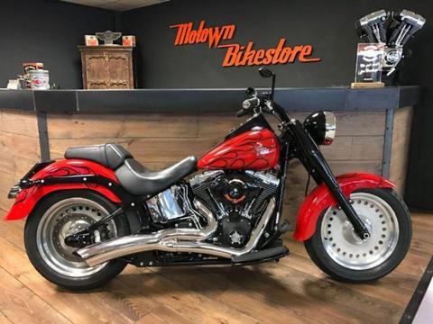 Harley Davidson FLSTF Fat Boy Special Paint Red / Black Flam