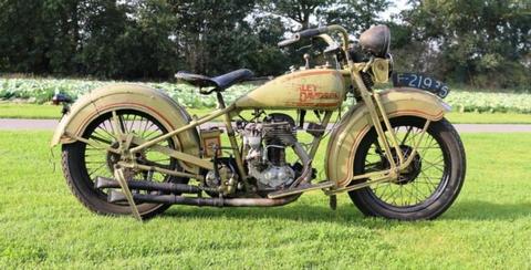 Harley Davidson Model C 1930 500cc Peashooter