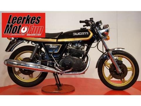 Ducati 500 GTV 500GTV zwart-goud oldtimer (1983)