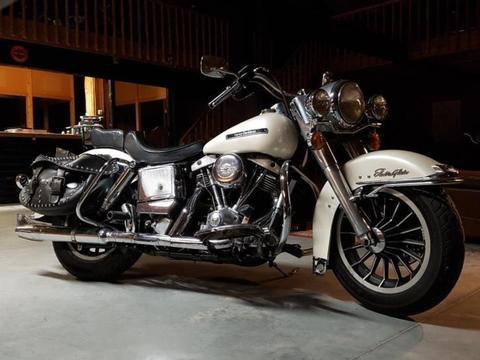 Diverse schitterende Harley Davidsons o.a. Shovelhead