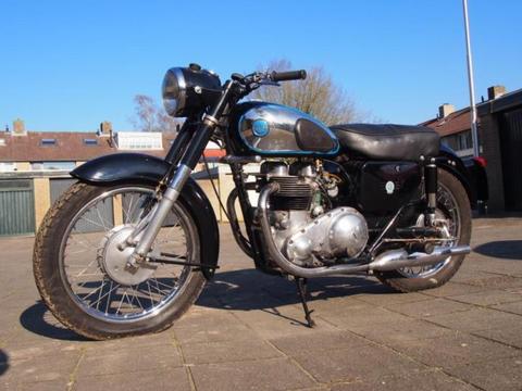 AJS model 20, Britse twin 500 cc, '58, (BSA triumph norton)