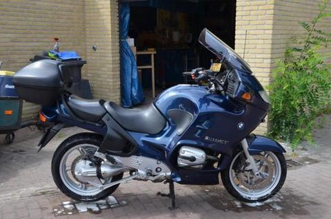 BMW R 1150 RT blauw twinspark met GARMIN en V-Techscherm